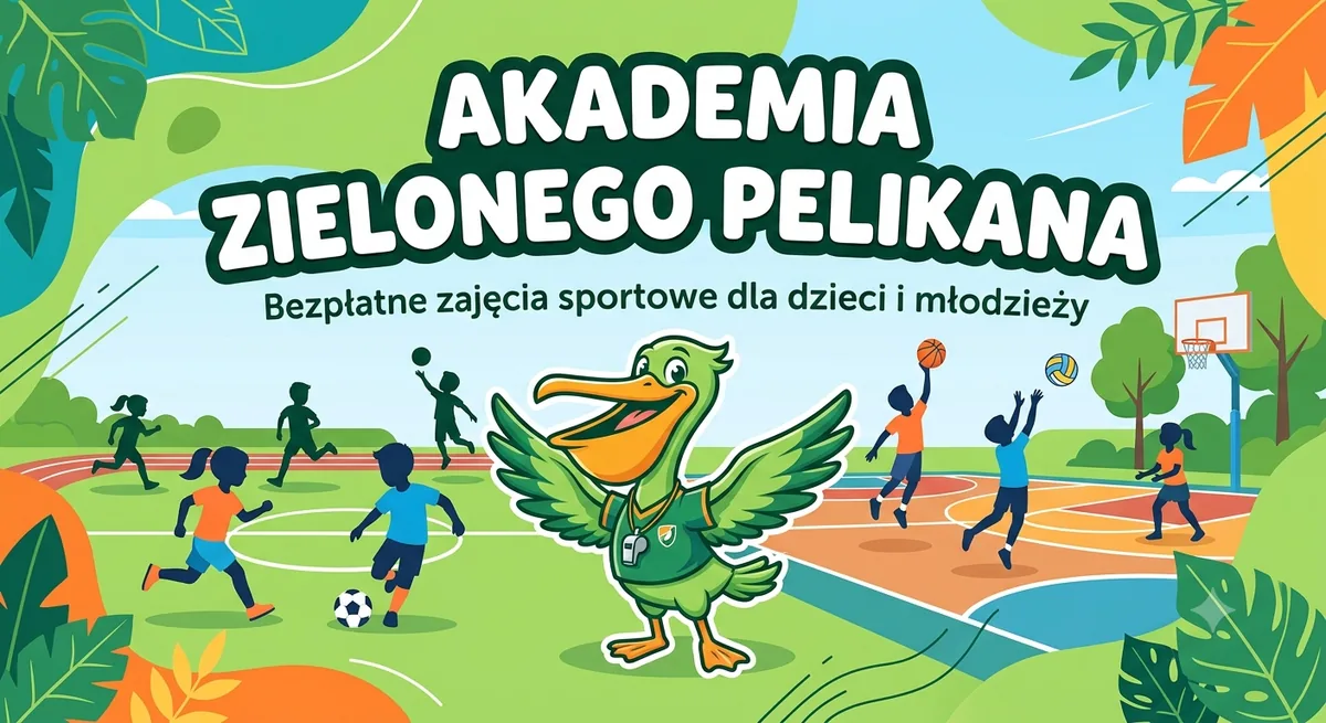 Akademia Zielonego Pelikana — bezpłatne zajęcia sportowe dla dzieci i młodzieży