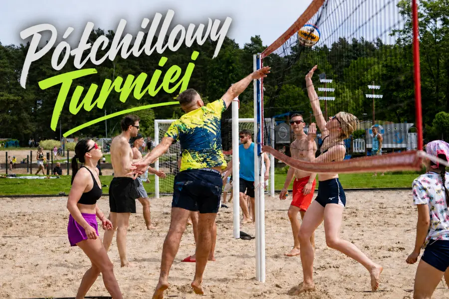 Półchillowy Urodzinowy Turniej Siatkówki — Siatkówka, Plaża Pieczyska, Wypoczynkowa 6, 86-008 Koronowo, 53.34503655978134, 17.972246772231056